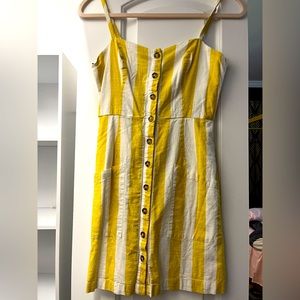 Striped yellow sundress